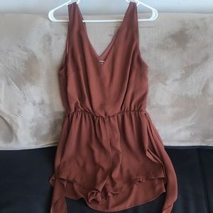 Rumor Boutique Romper with skirt back!